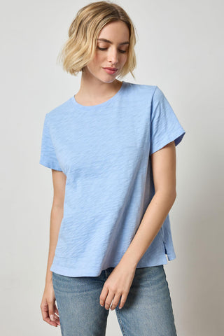 Boyfriend Tee- Cornflower