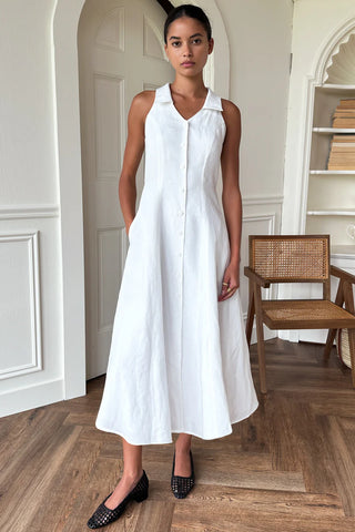 Atelier Cafe Dress- Star White