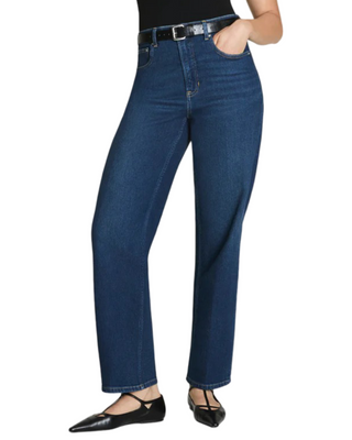 90's Straight Leg Jean- Adriatic Blue