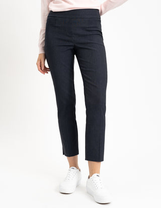 Renuar Pull On Ankle Pant- Indigo