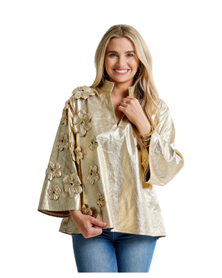 Audrey Top- Champagne- One Size
