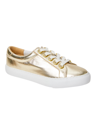 Lux Hallie Sneaker- Gold Metallic