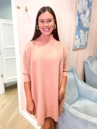 Aja Dress- Rose Linen