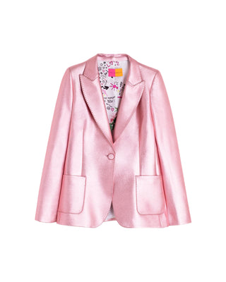 Hillary Jacket- Metallic Pink