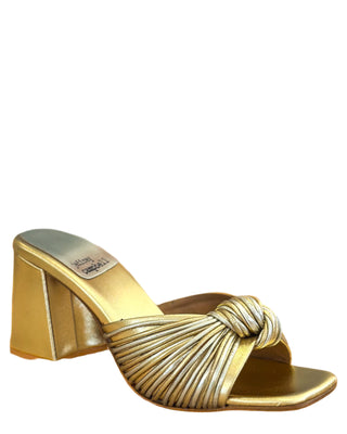 Melonger Heel- Gold + Silver