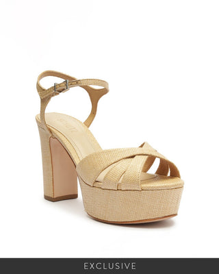 Keefa Platform Sandal- Natural