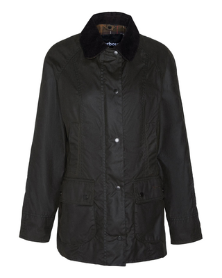 Classic Beadnell Wax Jacket- Olive
