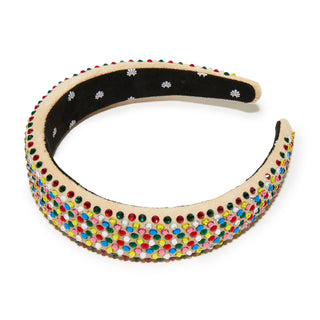 Alice Headband- Rainbow Crystal