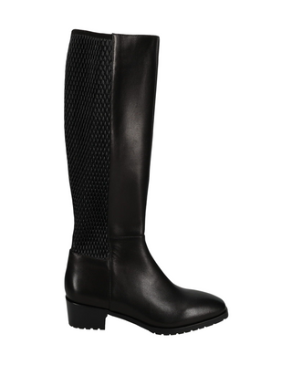 Ollie Boot- Black Leather