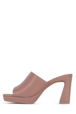 Caviar Mule Sandal- Blush Nude