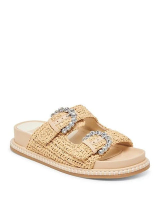 Shauny Crystal Sandal- Oatmeal Knit