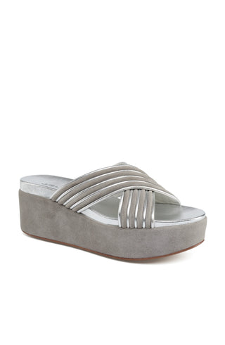 Quiana Platform Sandal- Silver