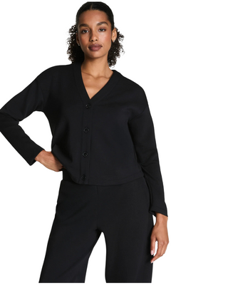 AirEssentials Cardigan- Very Black