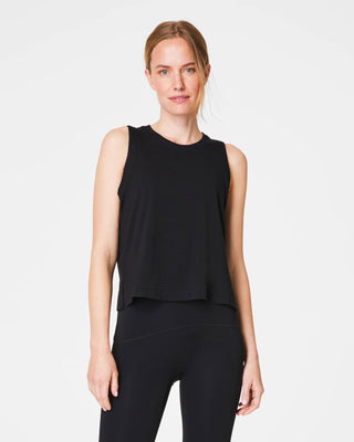 Active Cutout Tank- Very Black