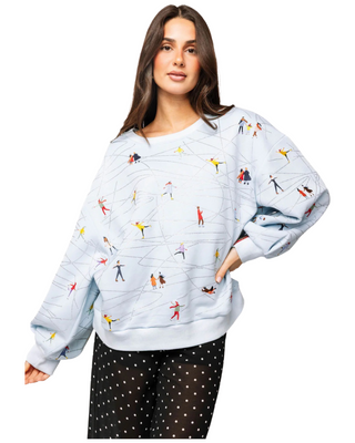 Ice Blue Ice Skating Sweatshirt