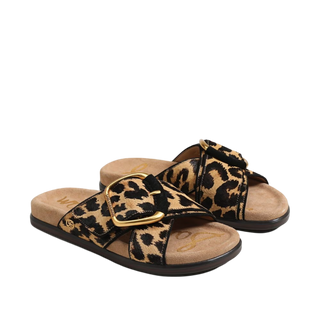 Darla Flat- Cyprus Tan Leopard