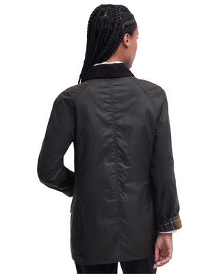 Classic Beadnell Wax Jacket- Olive
