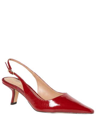 Bianka Slingback Pump- Deep Scarlet