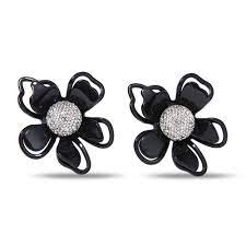 Azalea Statement Earring- Jet