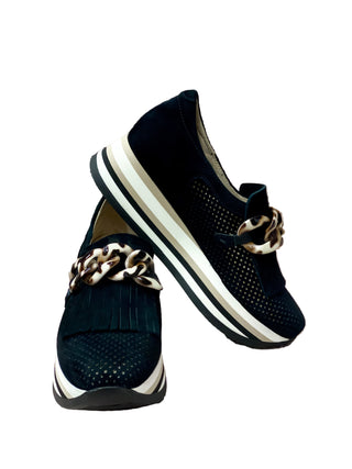 Softwaves Platform Slip-On Sneakers- Black