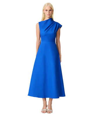Rafaela Midi Dress- Blue
