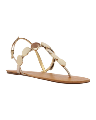 Acacia T-Sandal- Platina
