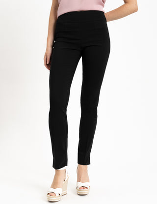 Renuar Pull On Full Length Pant- Black