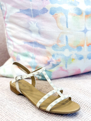 Brunel Sandal- White Patent