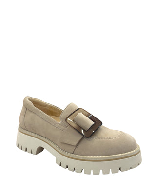 Vala Buckle Loafer- Sahara