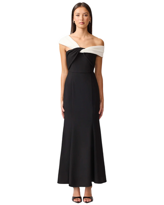 Ruby Gown- Black/White