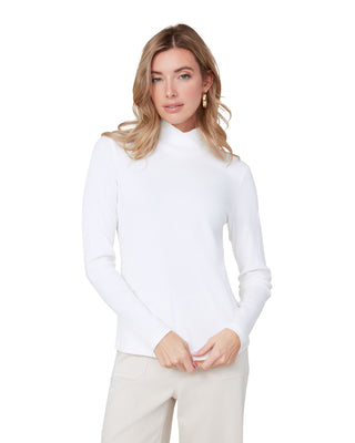Criss-Cross Turtleneck Sweater- Creme
