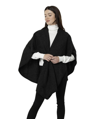 Pull Through Wrap- Heather Black (One Size)