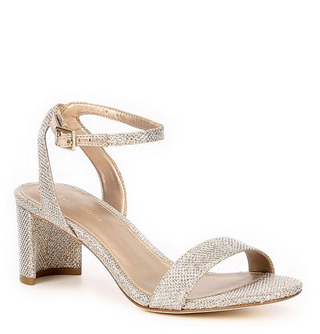 Moira 2 Open Toe Heeled Sandal- Platinum
