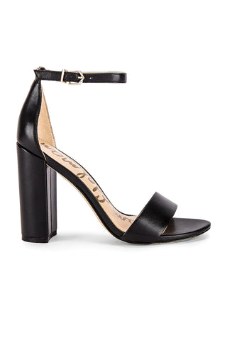 Yaro Block Heel Sandal- Black
