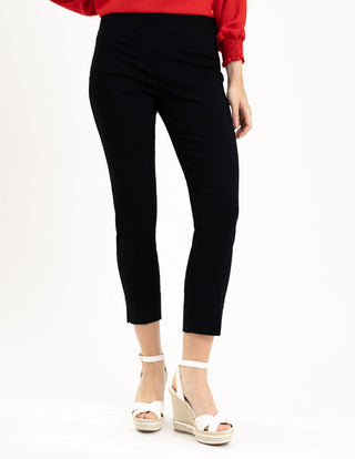 Renuar Pull On Ankle Pant- Black