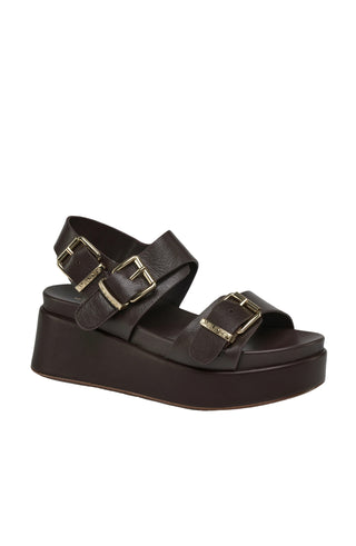 Brooke Platform Sandal- Brown