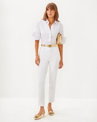 The Flower Lilly Shirt- Resort White