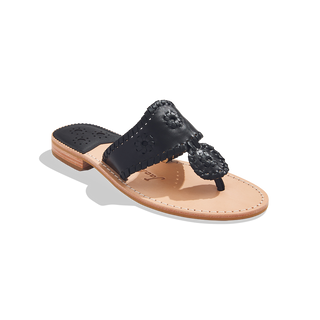 Jacks Flat Sandal- Black