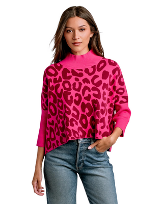 Aja 'Bozoma' Sweater- Super Pink/Cherry