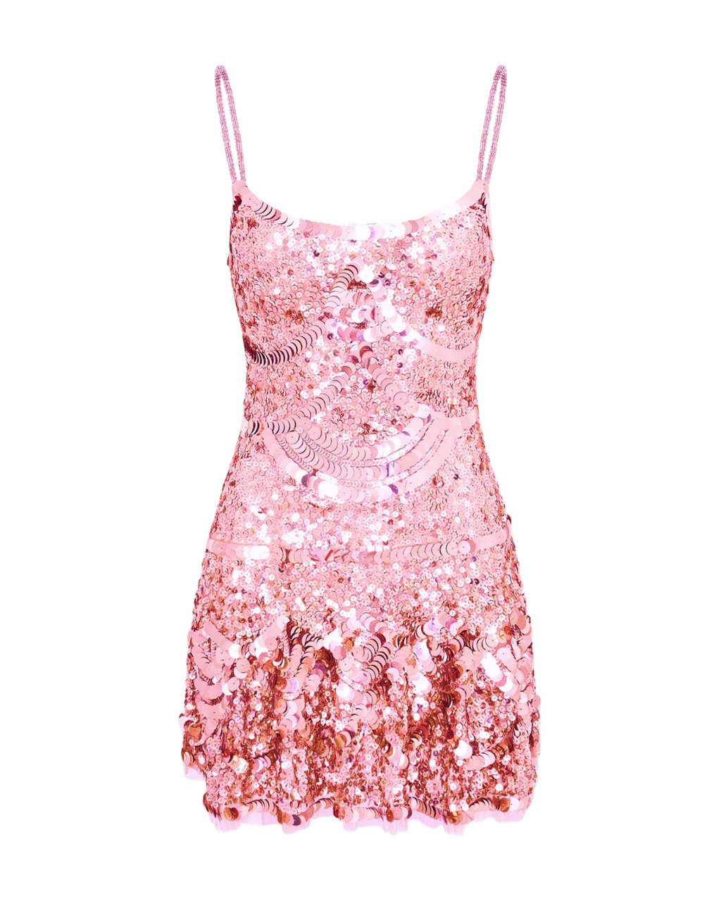 Liria Dress- Light Pink Sequin  Monkee's of Ridgeland