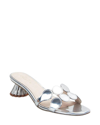 Bunny Heel- Silver Speccio
