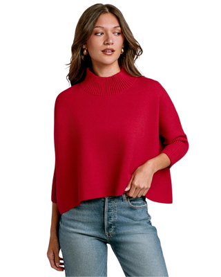 Aja Sweater- Scarlet Red