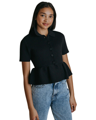 Daisy Top- Black