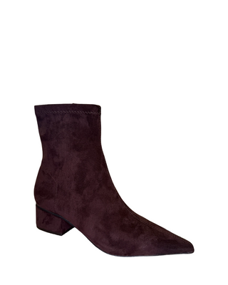Kali Ankle Boot- Chocolate Brown Suede