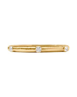 Catalina Hinge Bangle- Cubic Zirconia