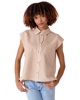 Auggie Top- Sandstone