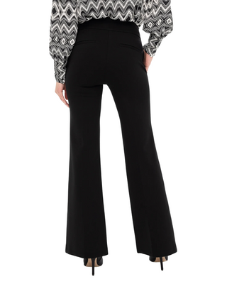 Diana Pull-On Flare Pant- Black