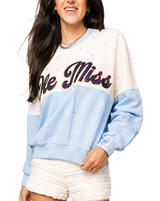 Ole Miss Pastel Two Tone Sweatshirt