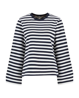 Robyn Sweatshirt- Dark Navy Stripe