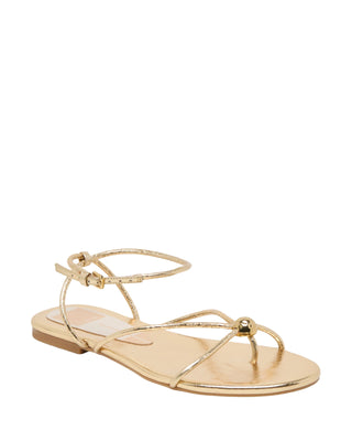 Kenley Sandal- Distressed Gold